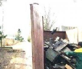 уборка и вывоз мусора с дачного участка - модель 3