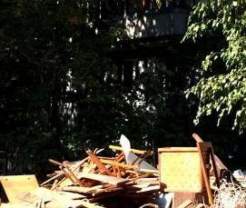 уборка и вывоз мусора с дачного участка - модель 2