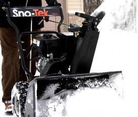 уборка снега ротором - вариант 1