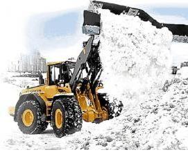 уборка снега ротором - вариант 3