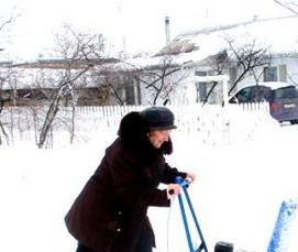 уборка снега ротором - вариант 2