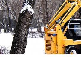 уборка снега ручным способом - вариант 3