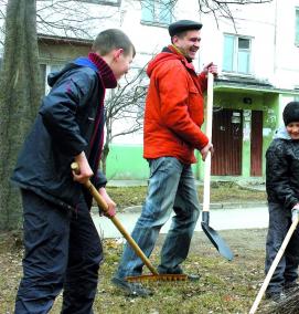 уборка территории частного дома - тип 3