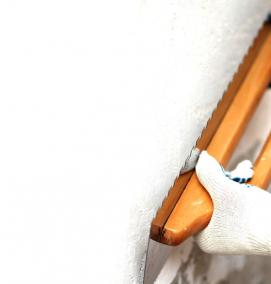 удаление шпаклевки со стен - модель 1