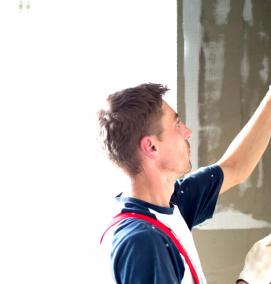 удаление шпаклевки со стен - модель 4