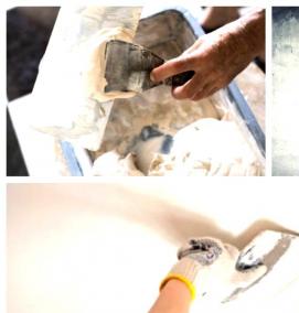 удаление шпаклевки со стен - модель 3