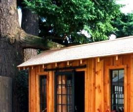 угловая бытовка с душем и туалетом - вариант 3