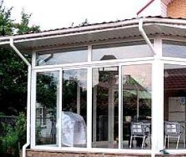 угловое остекление - тип 3