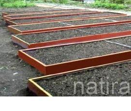 уголок для грядок металлический - модель 2