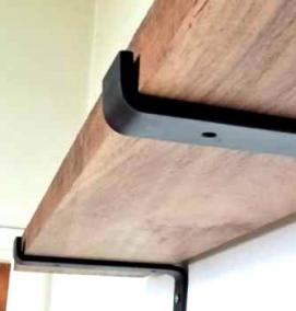 уголок для полки металлический - тип 4