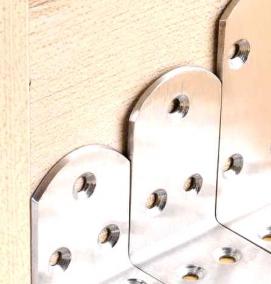 уголок крепежный металлический 40х40 мм - вариант 3