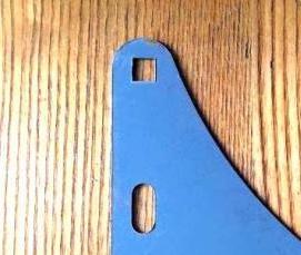 уголок металлический для крепления полок - модель 1