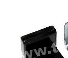 уголок металлический мебельный с пластиковой накладкой - тип 4