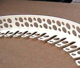 уголок металлический перфорированный для выравнивания углов - модель 1