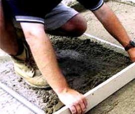 укладка цемента - тип 4