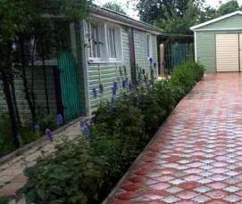 укладка дорожек тротуарной плиткой - модель 2