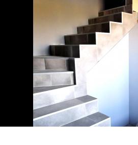 укладка керамогранита на ступени - модель 3