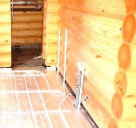 укладка керамогранита на теплый электрический пол - модель 1