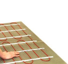 укладка керамогранита на теплый электрический пол - модель 4