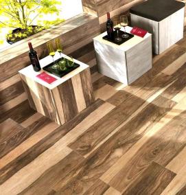 укладка керамогранита под дерево на пол - тип 4