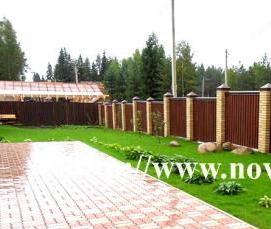 укладка квадратной тротуарной плитки - вариант 2