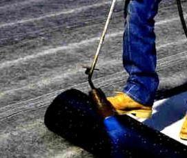 укладка наплавляемой кровли - вариант 2