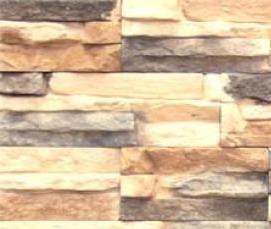 укладка облицовочного камня на стену - тип 2