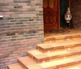 укладка тротуарной плитки на крыльцо - тип 4