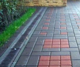 укладка тротуарной плитки новой - тип 1