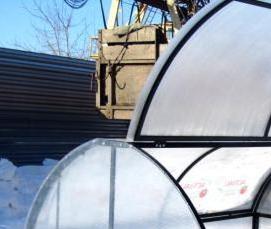 уличная теплица - вариант 1