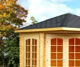 уличные беседки из дерева - тип 1