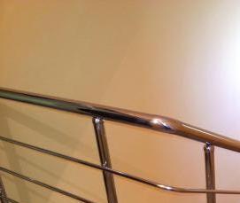 уличные перила из нержавеющей стали - вариант 1