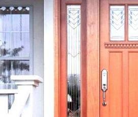 уличные входные двери для частного дома - вариант 3