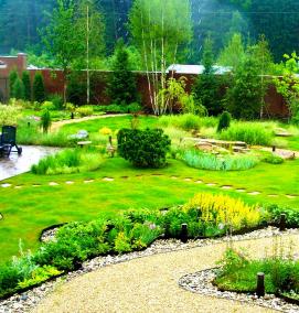 уличный ландшафтный дизайн - тип 1