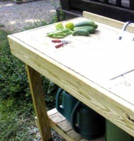 умывальник для дачи - тип 1