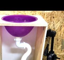 умывальник для дачи пластиковый уличный - вариант 1