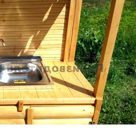 умывальник для дачи с подогревом - тип 1