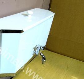 умывальник для дачи с подогревом из нержавейки - модель 1