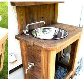 умывальник для дачи с подогревом - тип 3