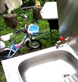 умывальник электрический для дачи с подогревом - модель 4