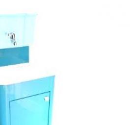 умывальник металлический для дачи подвесной - вариант 3