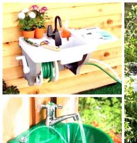 умывальник на даче на улице - тип 4