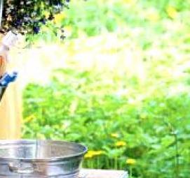 умывальники для дачи из дерева - тип 1