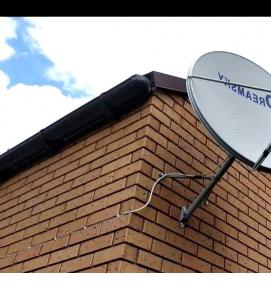 установка антенн спутникового тв - тип 1