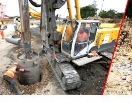 установка буронабивных свай - модель 2