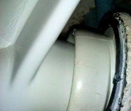 установка чаши унитаза - вариант 4