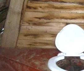 установка дачного унитаза - модель 4