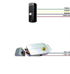 установка домофона в подъезде - вариант 1