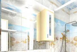 установка душа в ванной комнате - вариант 3