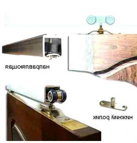 установка дверей на роликах - модель 3